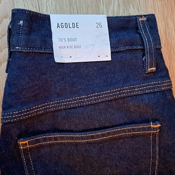 AGOLDE HIGH RISE BOOT JEANS - 26 - Picture 6 of 8